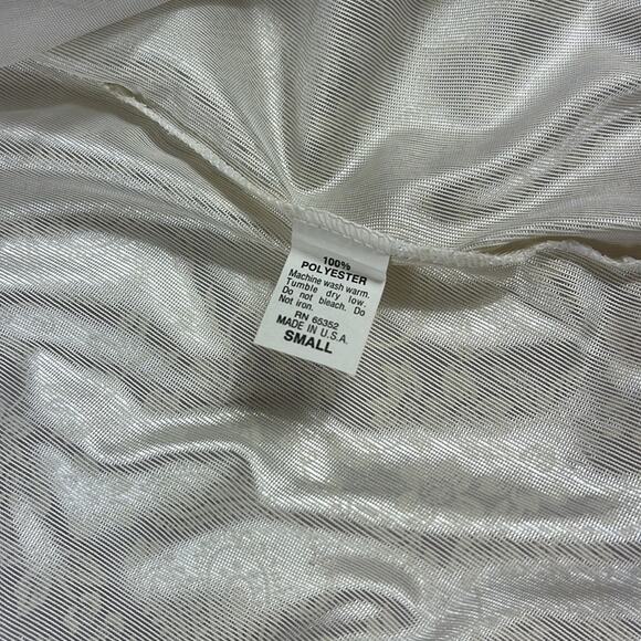 Vintage Reasa Martin NWT paisley and lace satin robe, size small - Picture 7 of 8